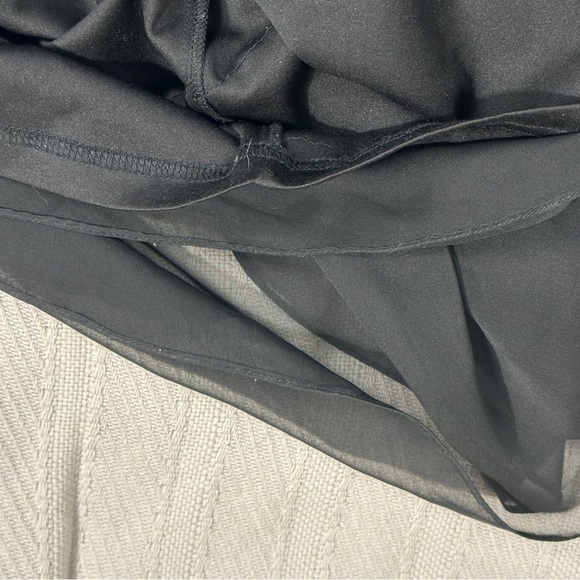 Adrianna Papell long, one shoulder gown, sz 6, ruffles, maxi - Picture 5 of 12